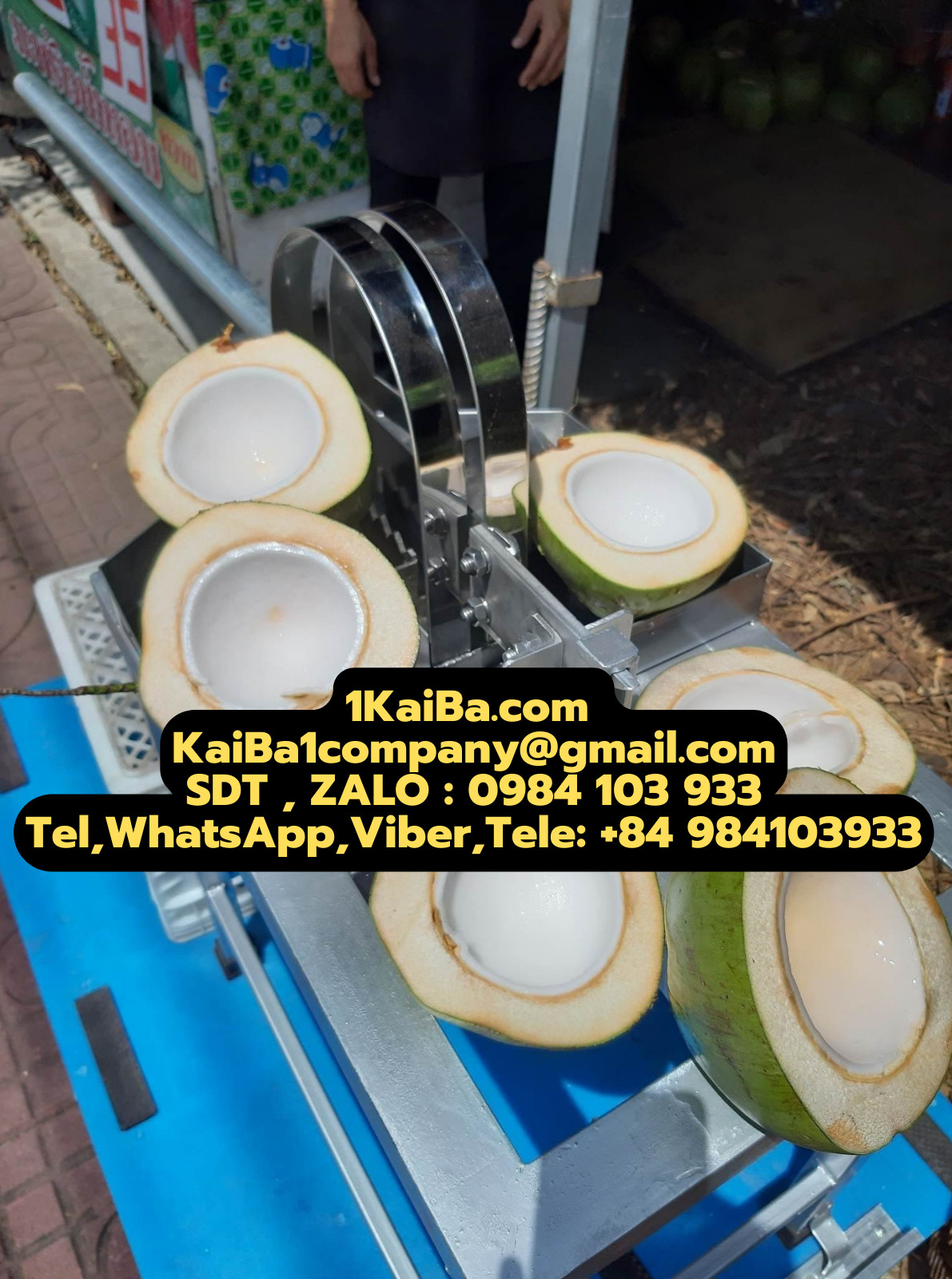 Máy Chặt Dừa Tự Động